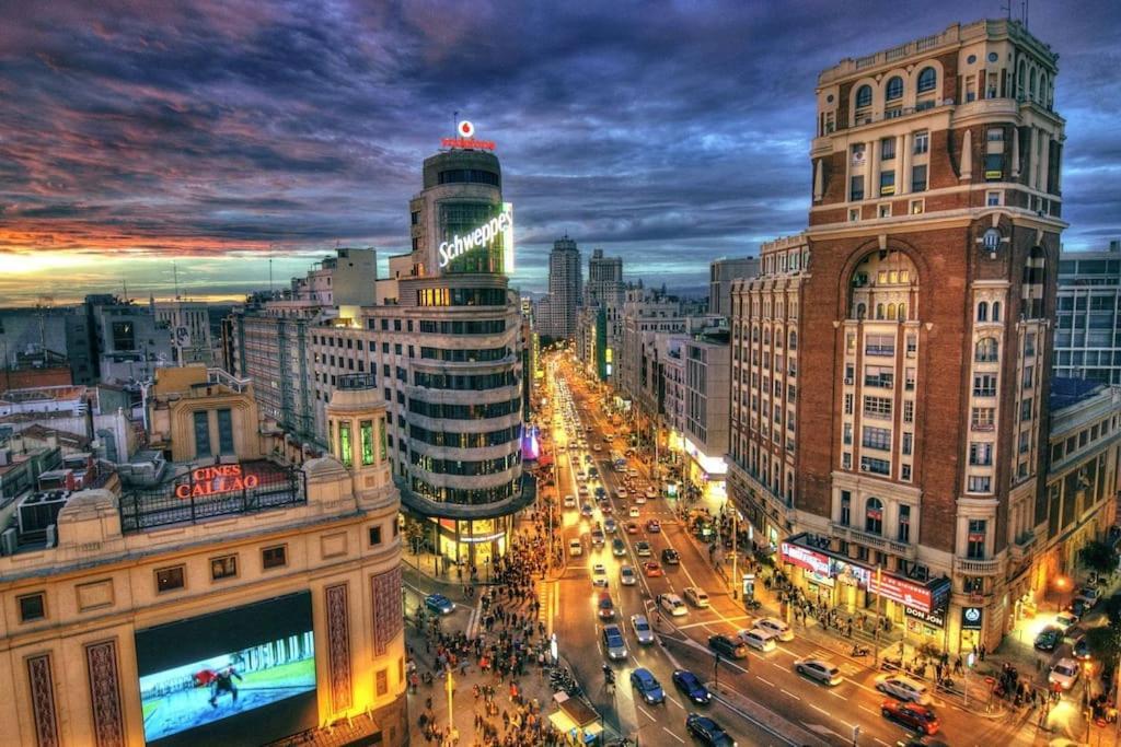 New Quiet Apartment Free Wifi In Gran Via Downtown Madrid Luaran gambar