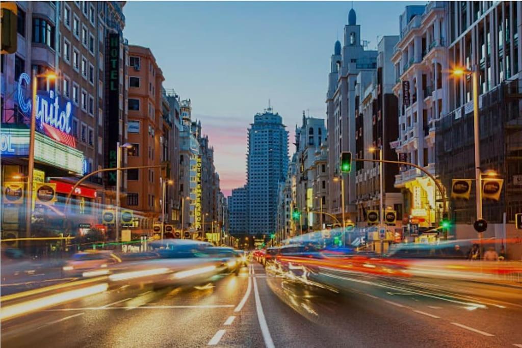 New Quiet Apartment Free Wifi In Gran Via Downtown Madrid Luaran gambar
